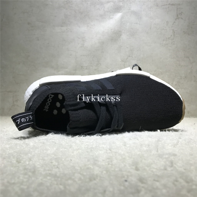 Real Boost Adidas NMD R1 PK Black